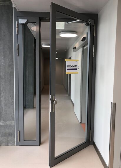 thermfix vario Fassaden, fuego light Türen, unico Türen and presto 50 Türen - The Circle, Zürich located in Zürich, Schweiz