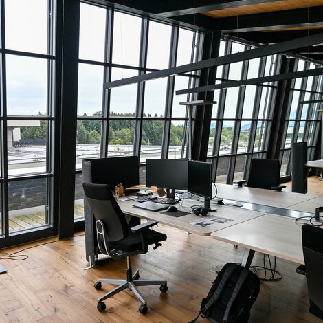 unico Türen, thermfix vario Fassaden and unico xs Fenster - Im Dock, Rothenburg located in Lucerne, Schweiz